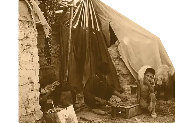 مردم فقیر زمان شاه